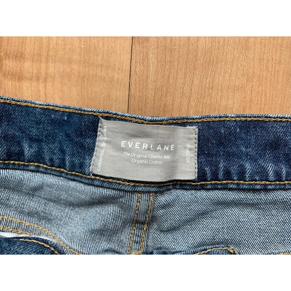 Everlane Women's Straight Leg Jeans - Blue - Picture 6 of 13
